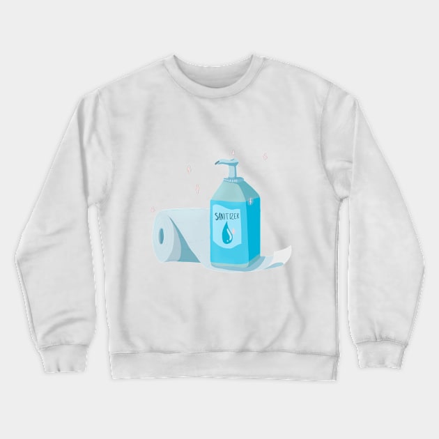 Sanitize Crewneck Sweatshirt by VictorB